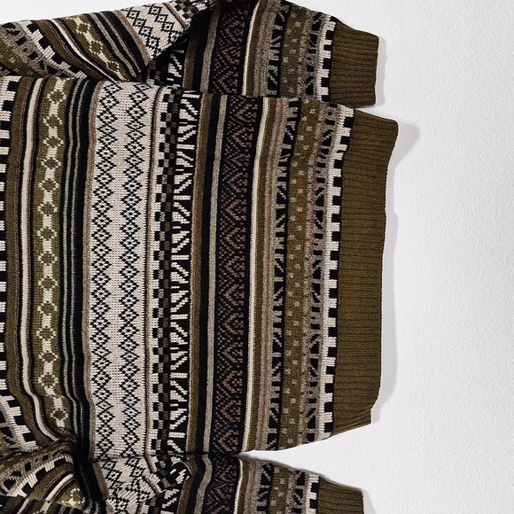 1990's Protege Collection By Tag Men's Coogi Inspired Cosby Style Sweater Size L - Picture 11 of 12